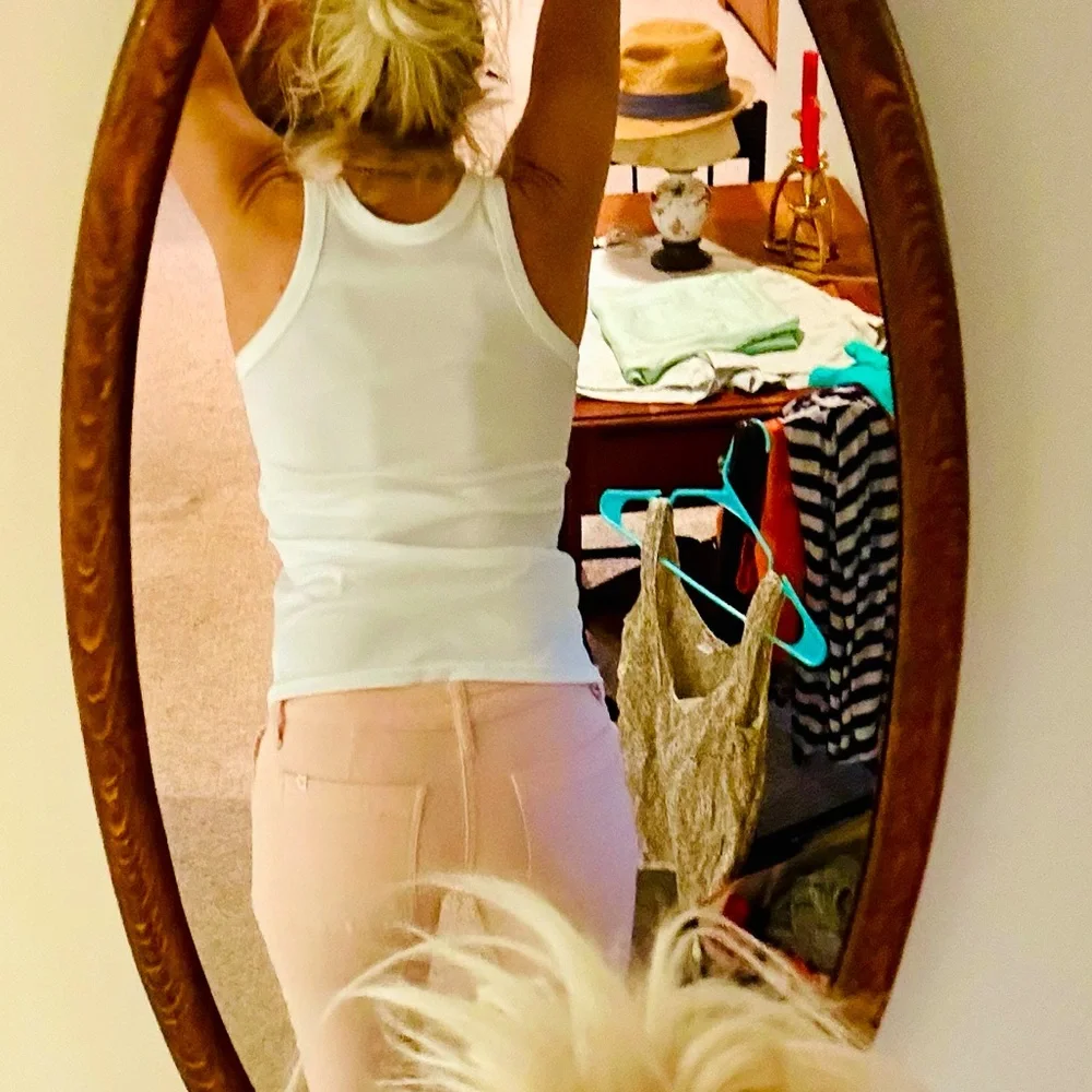 NWOT lucky Brand pale pink low rise skinny ankle zip jeans SZ 2/ 26 in👌🏻shape! - Picture 3 of 13